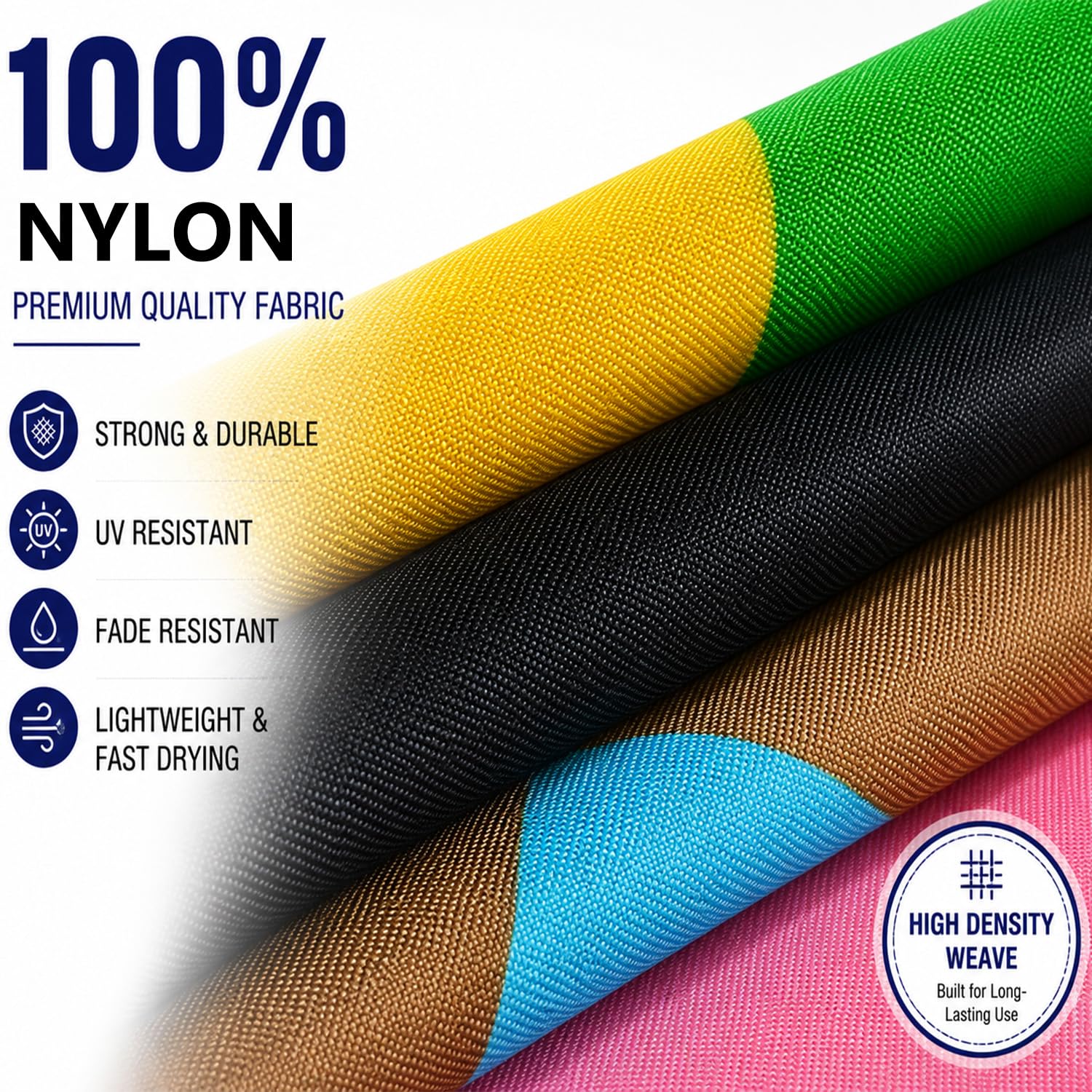 Drapeau arc-en-ciel double face inclus 10,2 x 15,2 cm fabriqué aux États-Unis en nylon robuste 3 plis LGBTQ avec ruban de départ blanc et 2 œillets en laiton