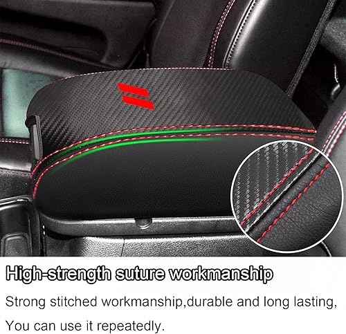 Miniatura 3 de YOSRTER Accesorios para Dodge Durango 2011-2018, 2019, 2020, 2021, funda para reposabrazos de consola central, caja interior de piel antiarañazos,