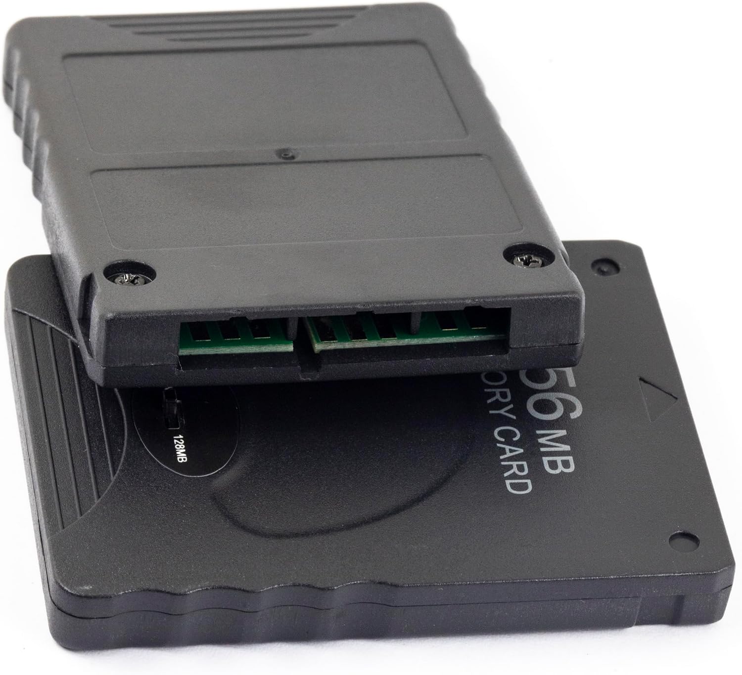 whiteeeen 2pcs 256MB Memory Card for PS2 PlayStation 2, High Speed Game Memory Card