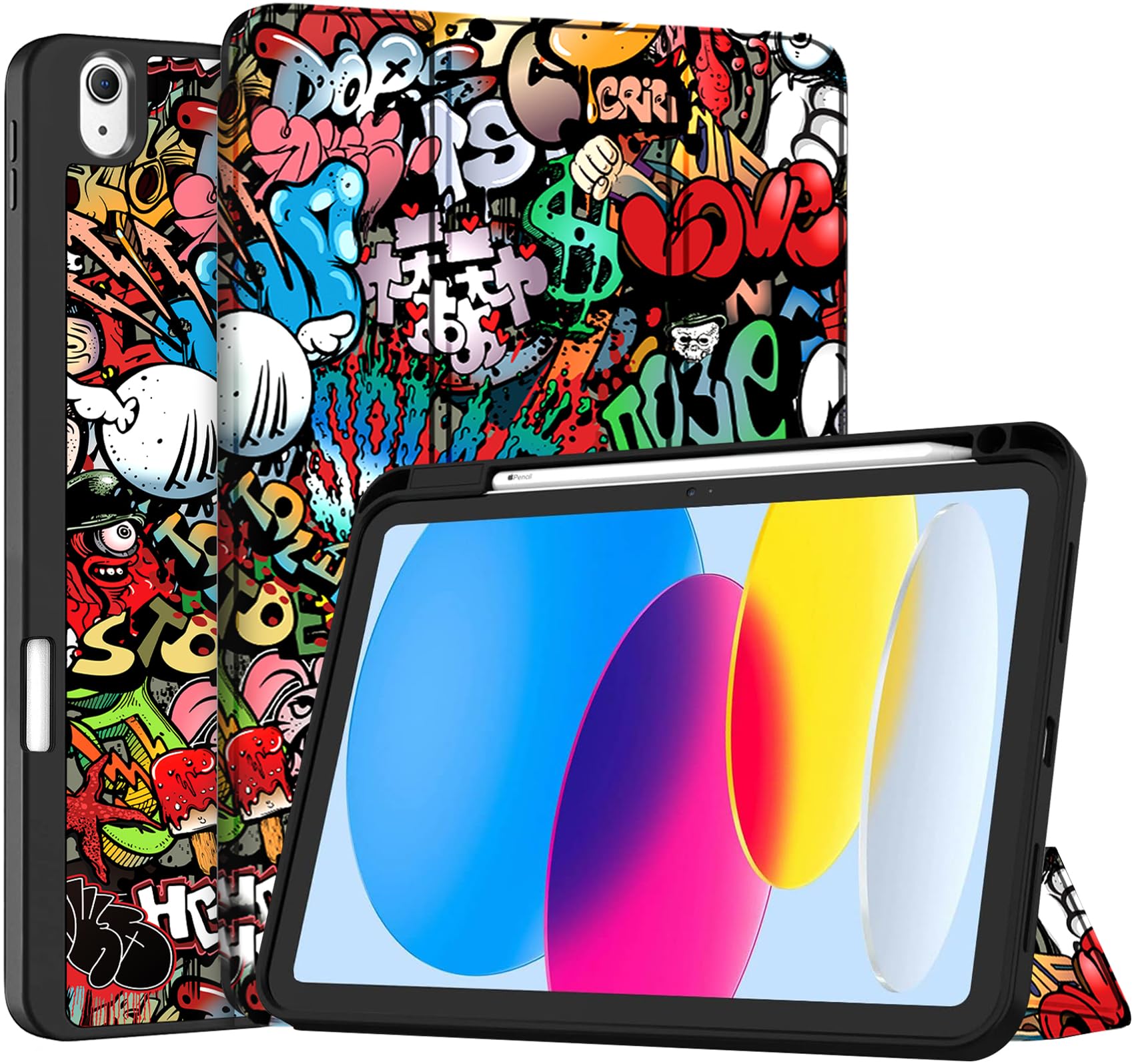 Robustrion Cover for iPad 11th Generation (A16) / 10th Gen Cover Case with [Auto Sleep Wake] [Right Side Pencil Holder] [Soft Back] (2022/2025), Case for iPad 11th 11"/ 10th 10.9" - Navy — Amazon image 13