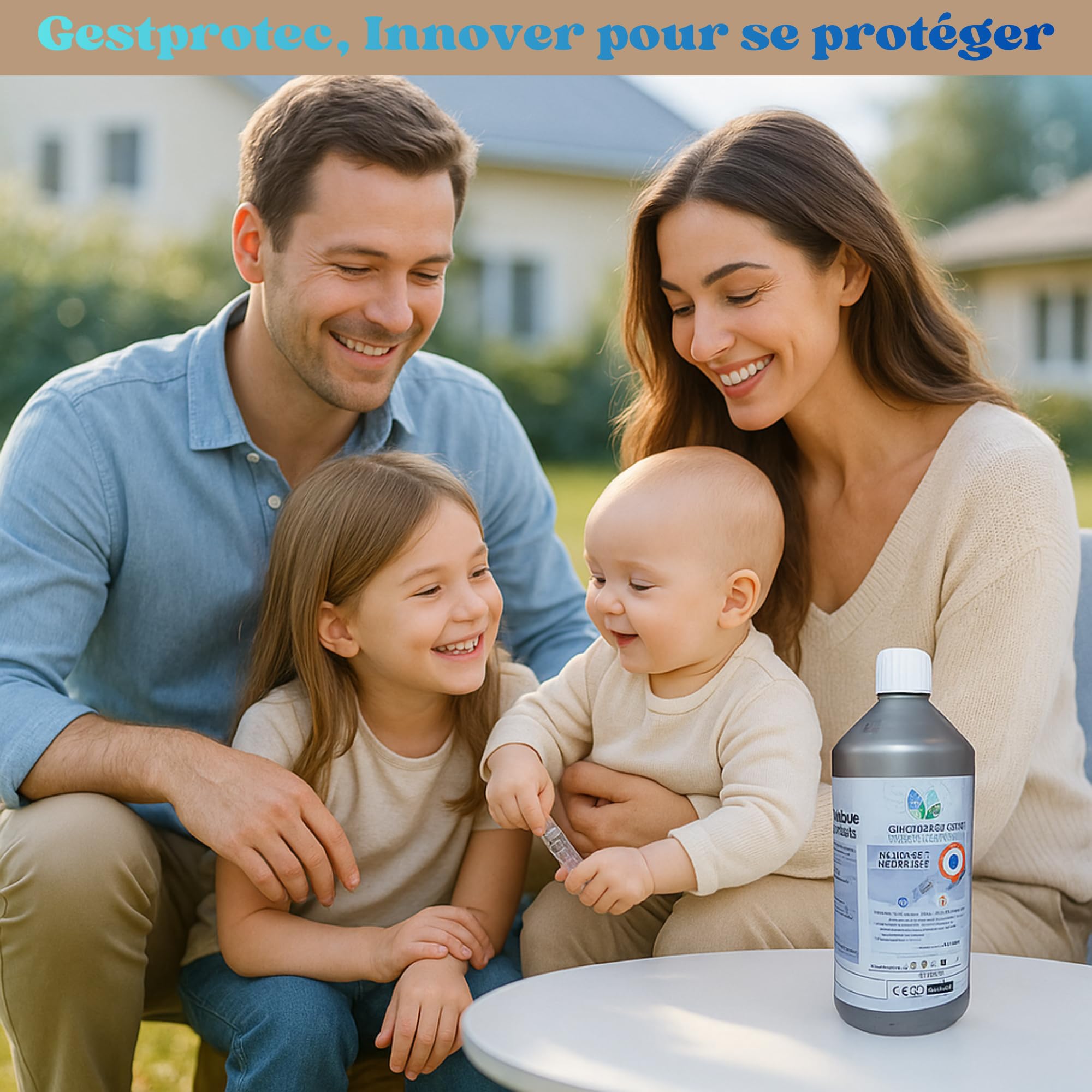 Sérum Physiologique Bouteille 1L x12 – Grand Format – Labo Français | Lot 12x1L – stock longue durée – solution saline 0,9% NaCl – eau purifiée – irrigation externe nez – labo français