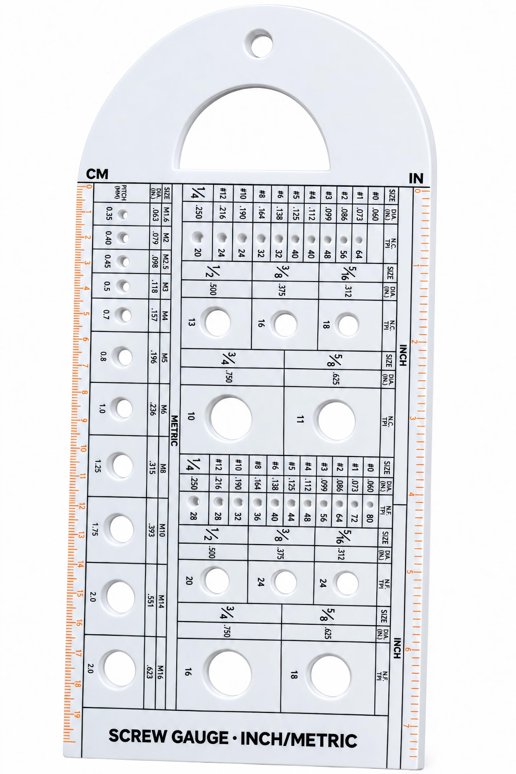 Screw Thread Gauge - Metric & SAE -1