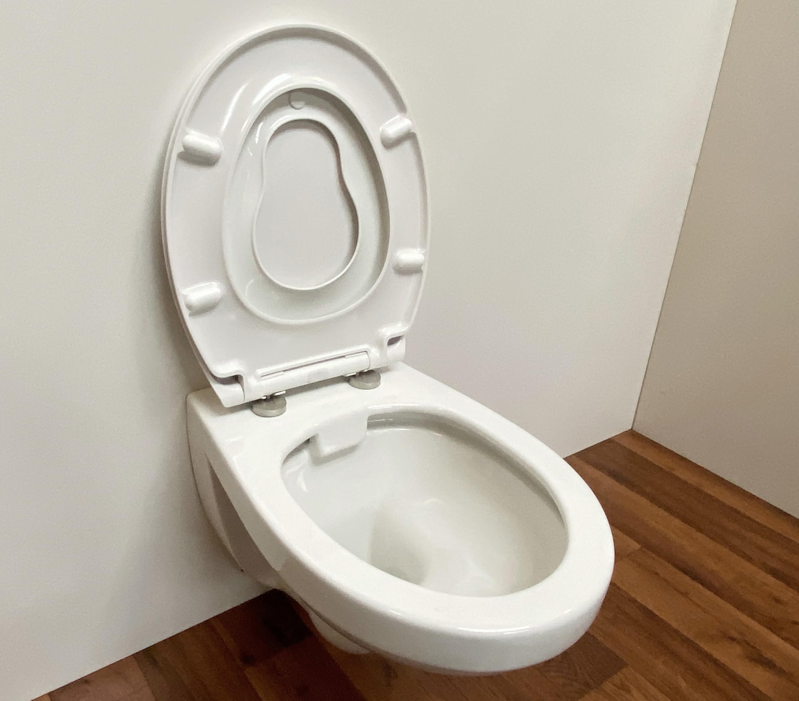 ADOB Sedile WC Copriwater per Bambini e tutta la famiglia, asportabile per la pulizia, chiusura rallentata