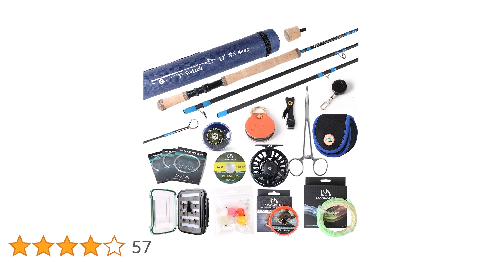 M MAXIMUMCATCH Maxcatch V-Switch 4ピース　#7 Amazon | M MAXIMUMCATCH Maxcatch V-Switch 両手スイッチロッド