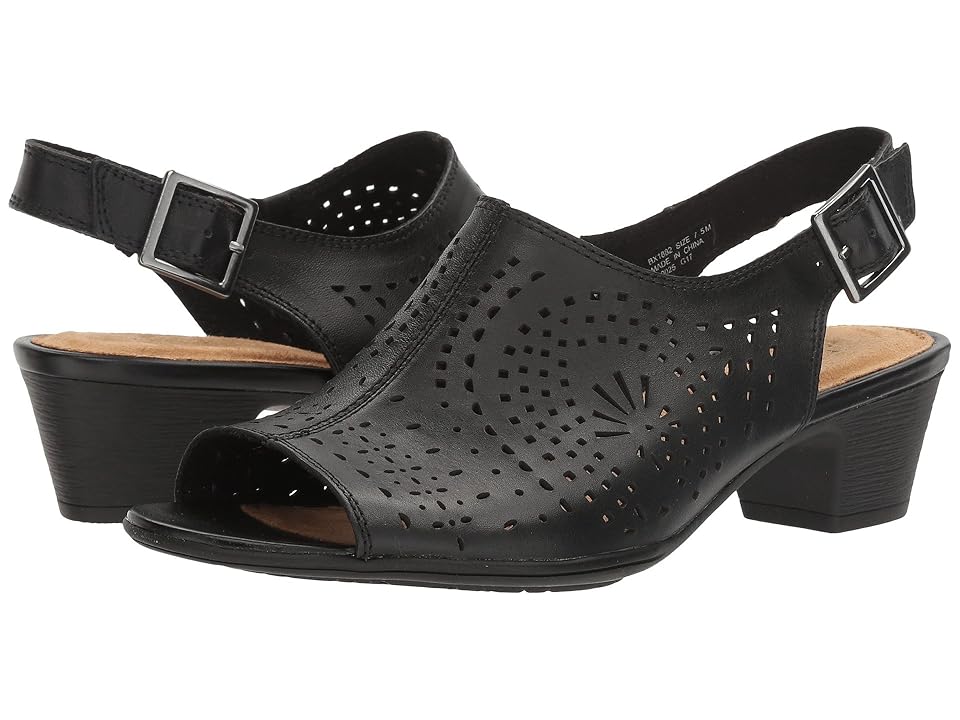

Rockport Nasira Sling (Black Leather) Women's Sling Back Shoes