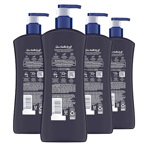 Miniatura 2 de Vaseline Hidratación refrescante para hombres, loción facial 3 en 1, manos y cuerpo para hombres para piel seca con mentol y lípidos