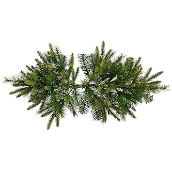 Vickerman Cashmere Swag, 36-Inch, Pine Green