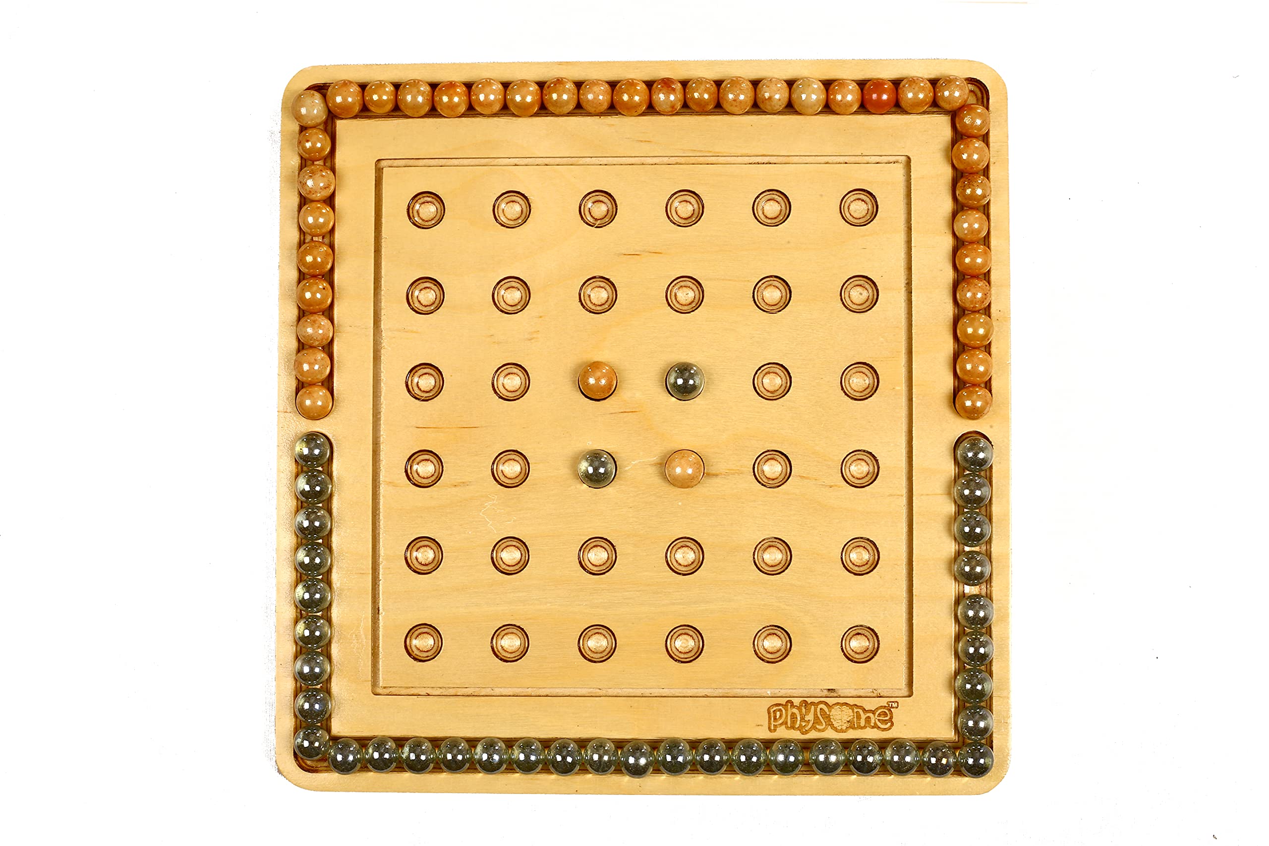 Physome; We Build Tomorrow Wooden Othello Board Marble Empire Game With Glass Marbles Age 8+, 2 Player - 10 Years And Up,for all ages (B08Z76Q8RV) Amazon Price History, Amazon Price Tracker
