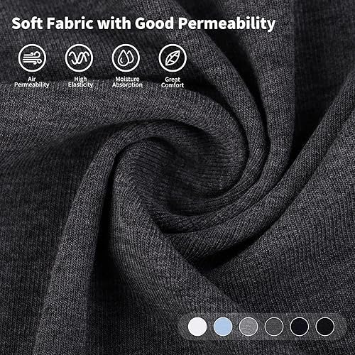 Miniatura 4 de Cooraby Paquete de 6 camisetas sin mangas para niños, camisetas suaves para niños y niñas