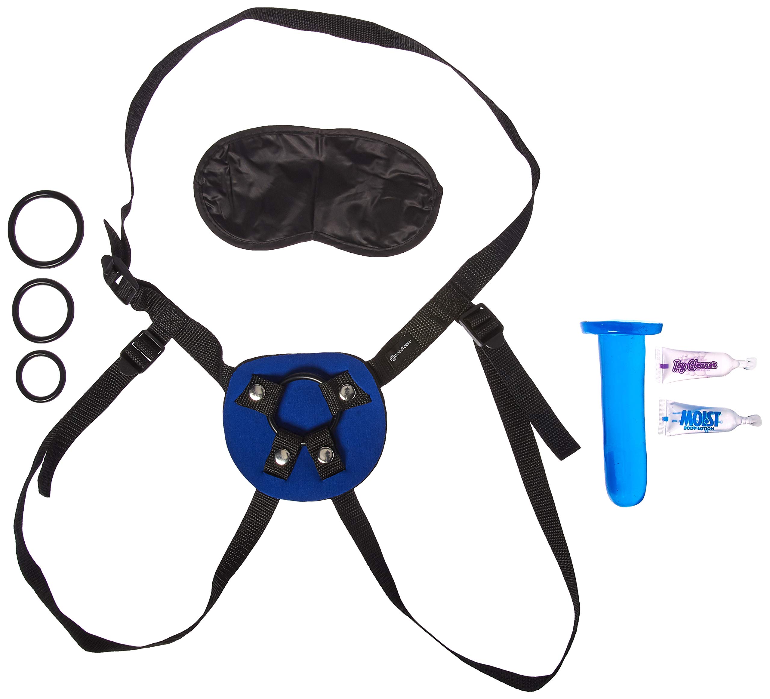 PipedreamFetish Fantasy First Timer's Strap On Set, Blue