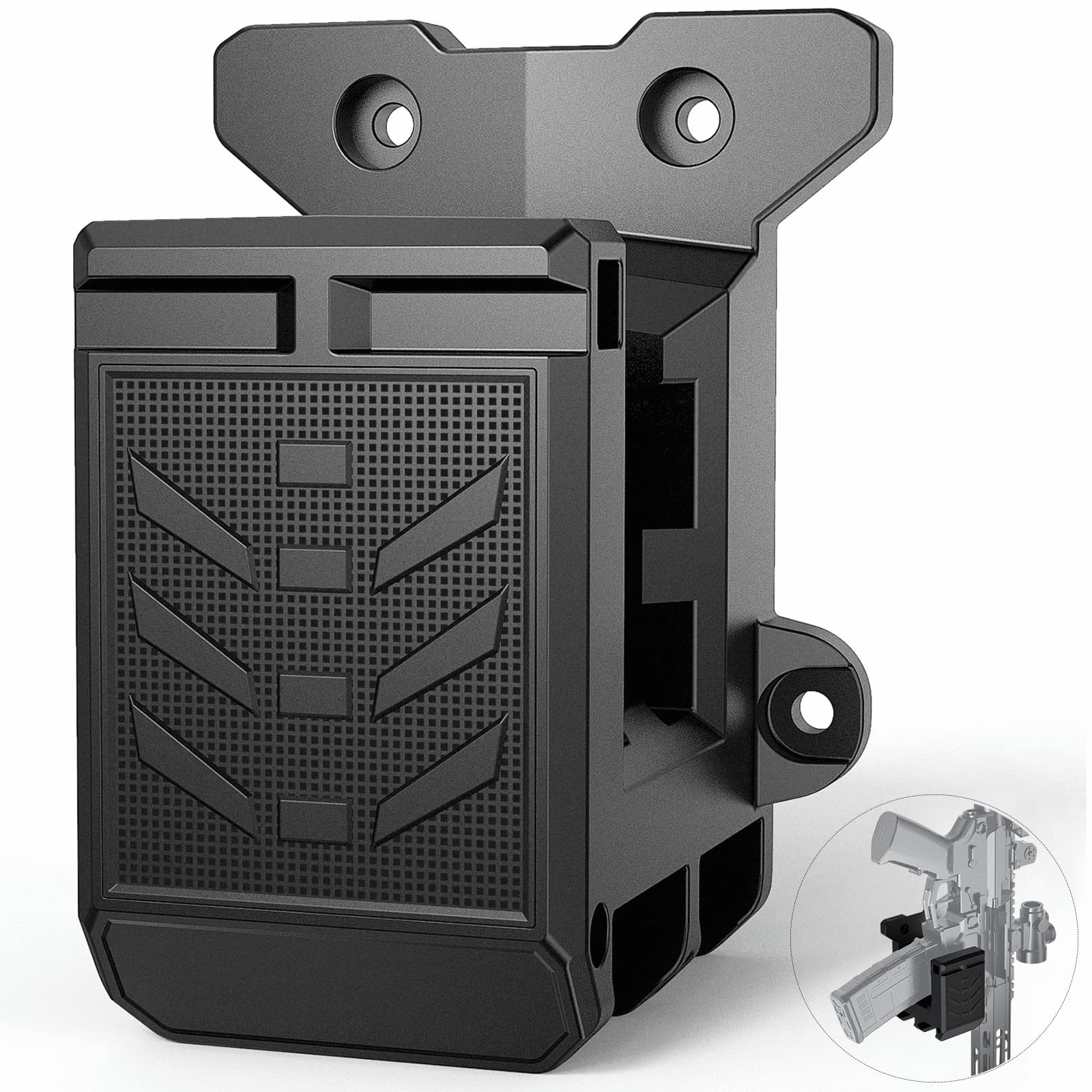 ANTREEMAG Gun Wall Mount, Double Pmag Quick Defense Mount Ultra