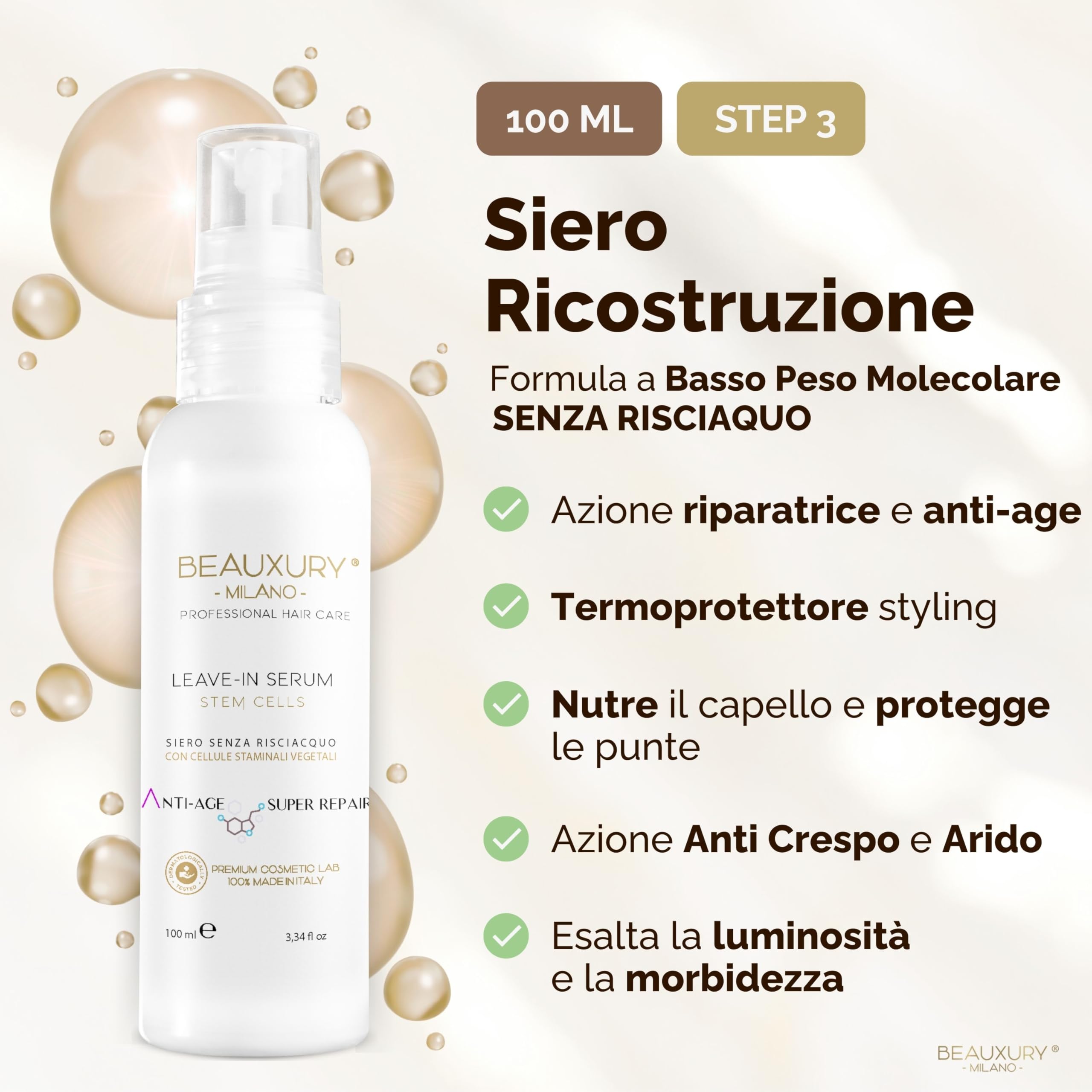 Set Shampoo 500 ml + Maske 500 ml + Leave in (Komplettset)