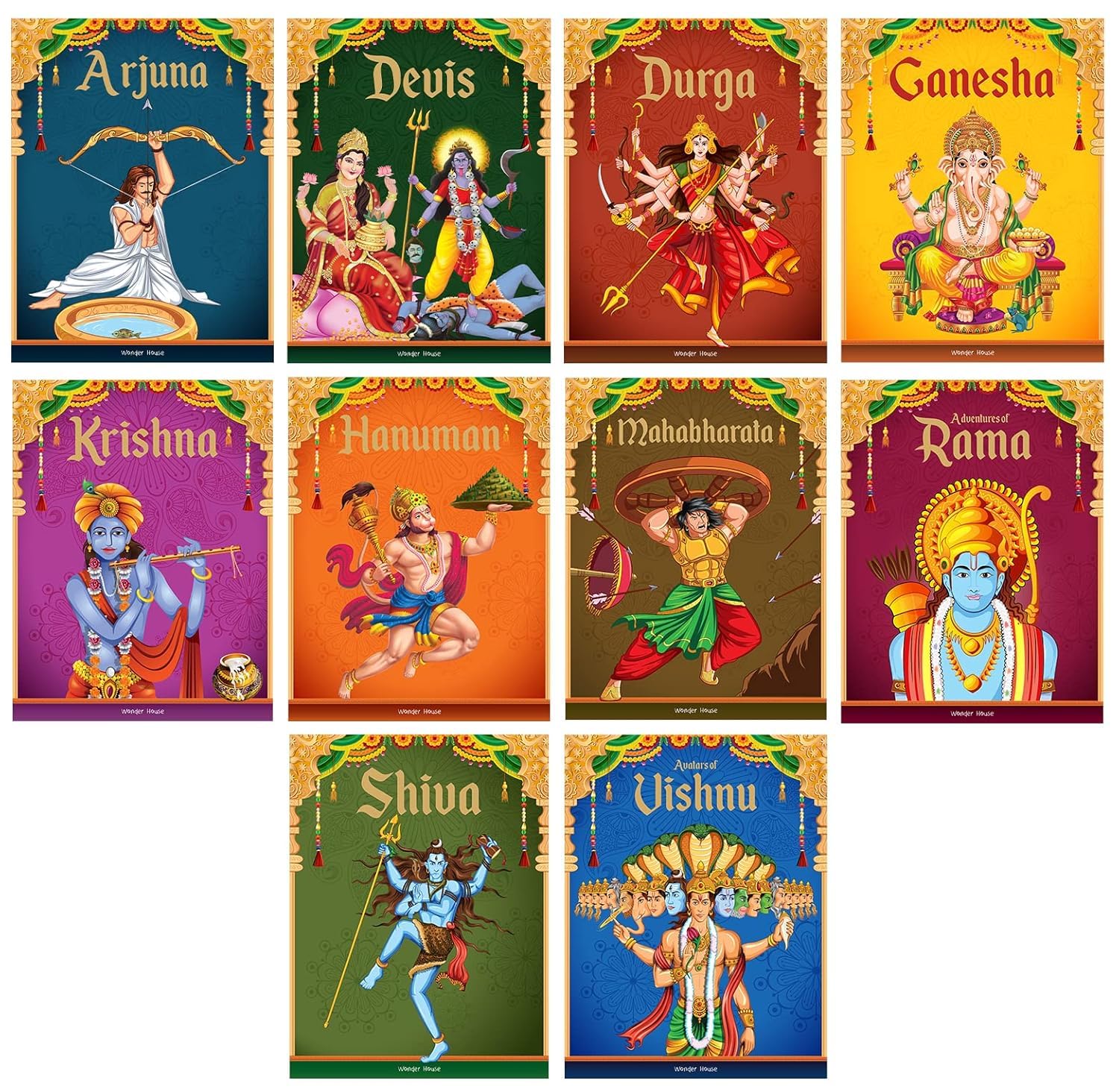 Tales from Indian Mythology (Collection of 10 Books)