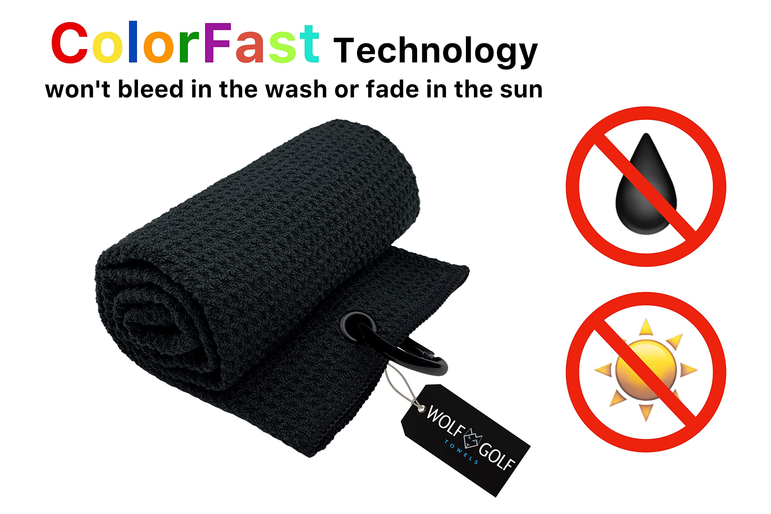 Wolf Golf Towels - Toalla de golf para novia - Toallas de golf para novia - Toallas de golf para fiesta nupcial - Toallas de golf para fiesta de boda - Regalos de golf para padrino de boda - Regalos