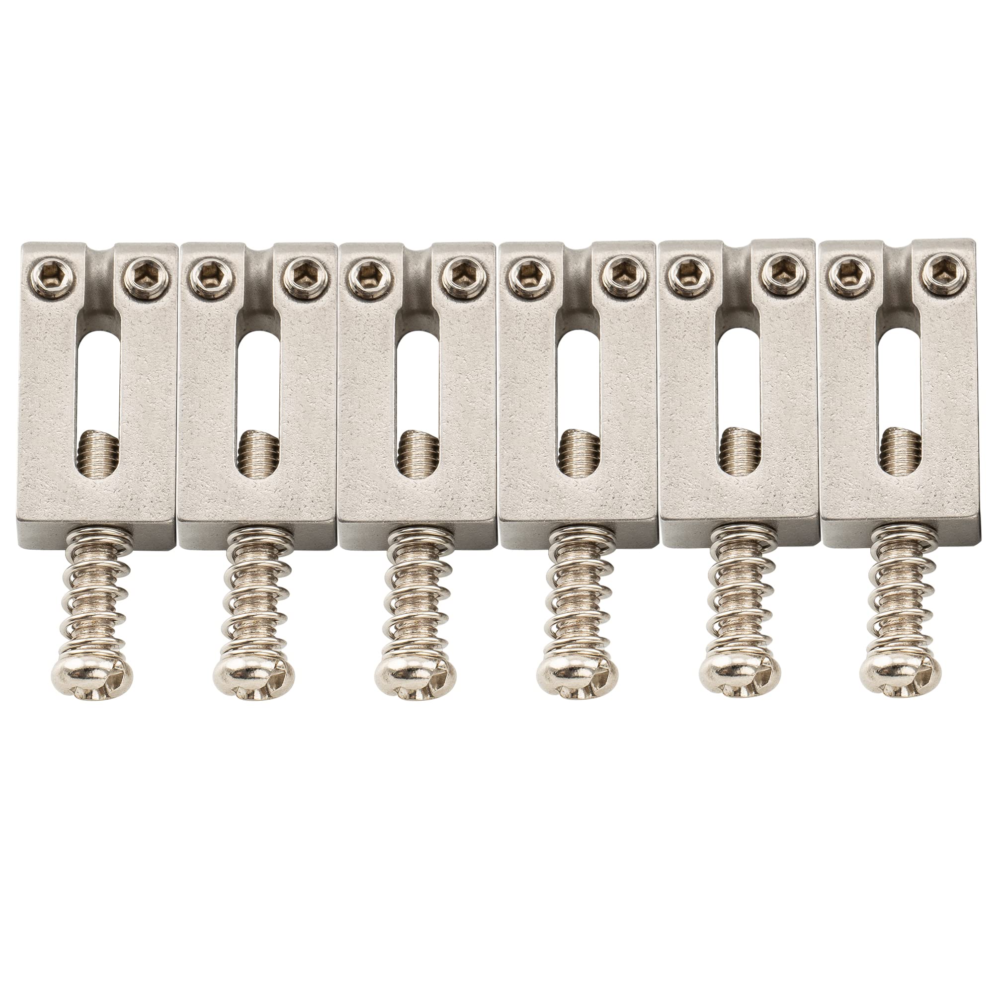 Piastra Manico Per Chitarra Elettrica Musiclily Pro In Acciaio Cromato, 4 Bulloni, Per Strat/Tele