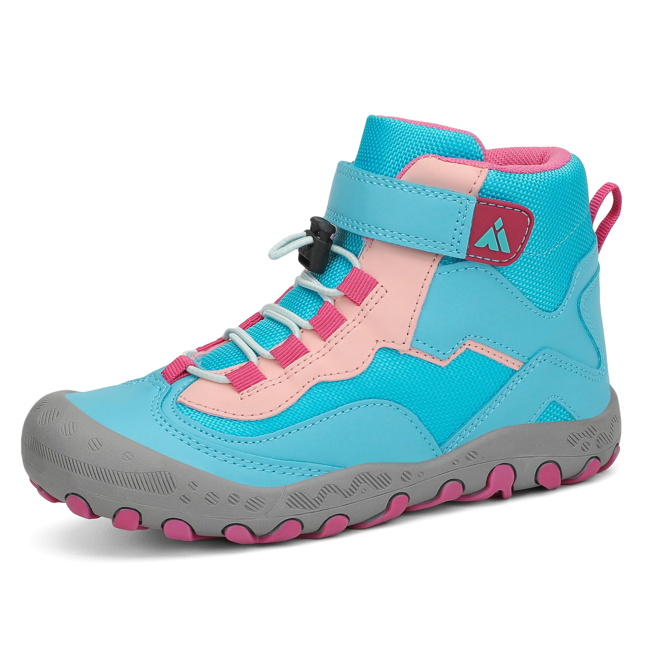 Mishansha Kinder Wanderschuhe Atmungsaktiv Mädchen Kinderschuhe Jungen Trekkingschuhe GR.24-38