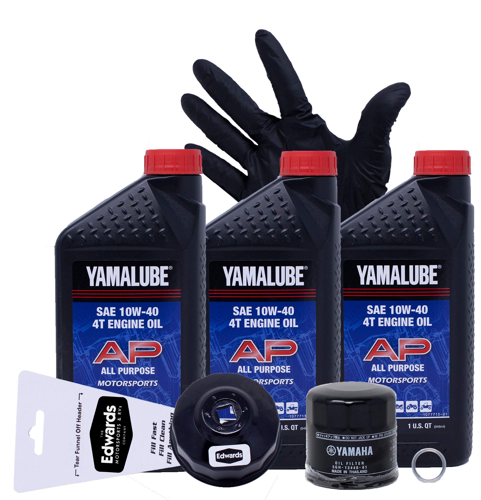 Edwards Oil Change Kit fits 2014-2021 Yamaha Viking 700/VI/EPS/SE/HUNTER/R-SPEC/RANCH