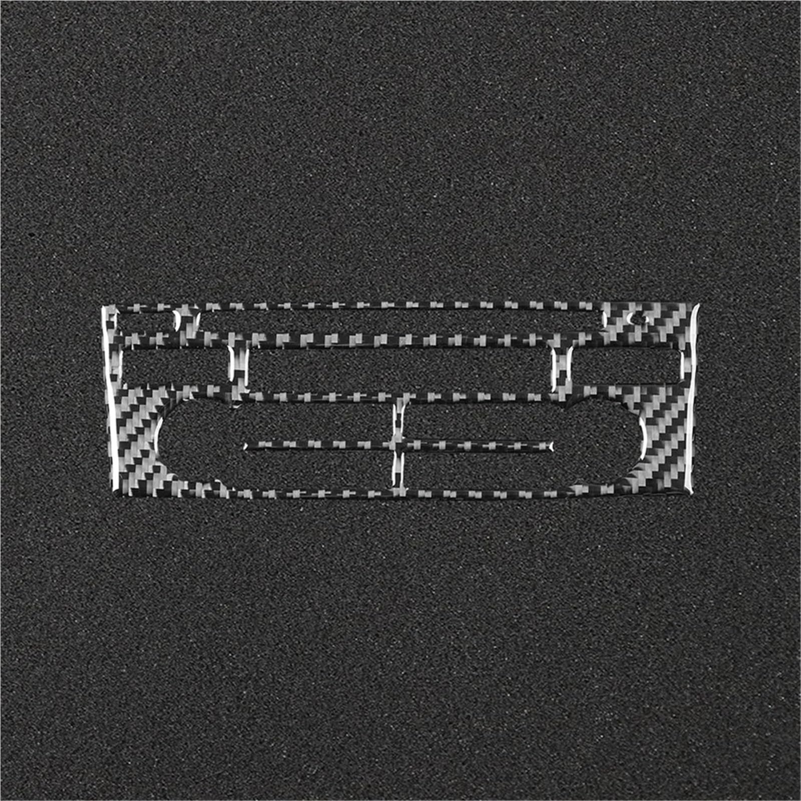 Folia na panel‌ Okleina skrzynia biegów‌ Center Fit For 718 982 2016-2022 Carbon Fiber Car Center Console Radio CD Panel Cover Naklejka Wykończenie wnętrza