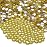 NCB 2000pcs Flatback Round Glass Nail Art Rhinestones Crystal for DIY Making Accessories Shoes, Clothes, Face Art, Bags, Manicure (Citrine, SS8 2000pcs)