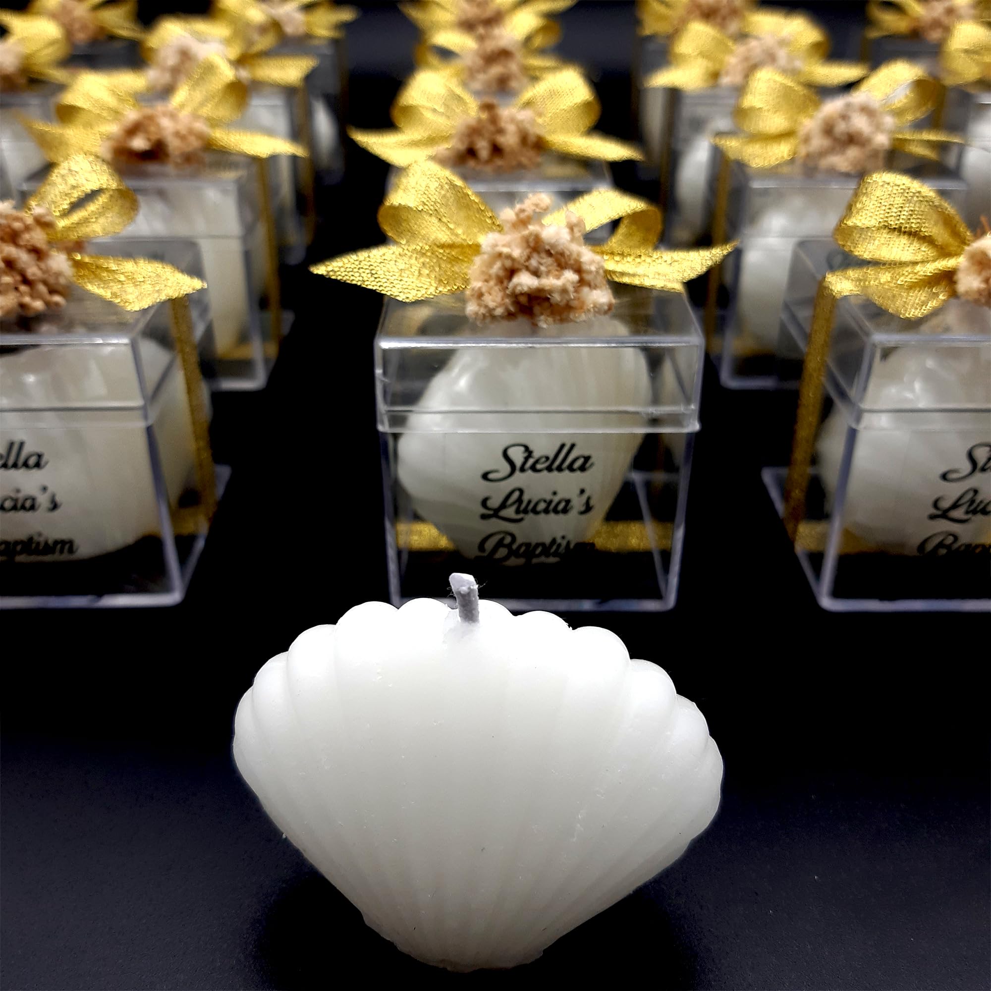Gastgeschenk Kerze Im Glas – Personalisiert Für Hochzeit, Taufe & Babyparty | „Schön, Dass Du Da Bist“