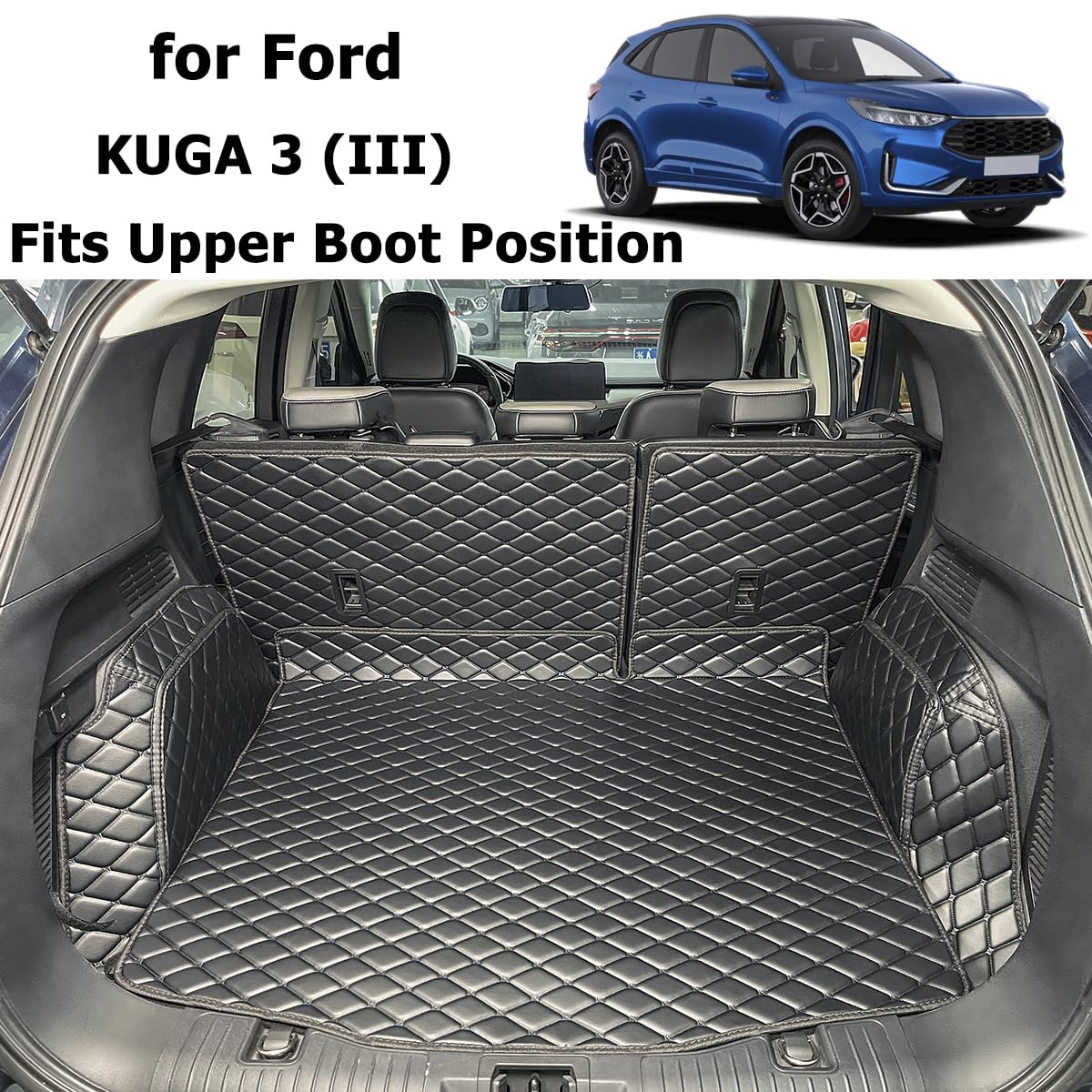 Kofferraumwanne für Ford KUGA 3 (III) 2019-2026 (obere Ladeboden) | Kofferraummatte kofferraum schutzmatte