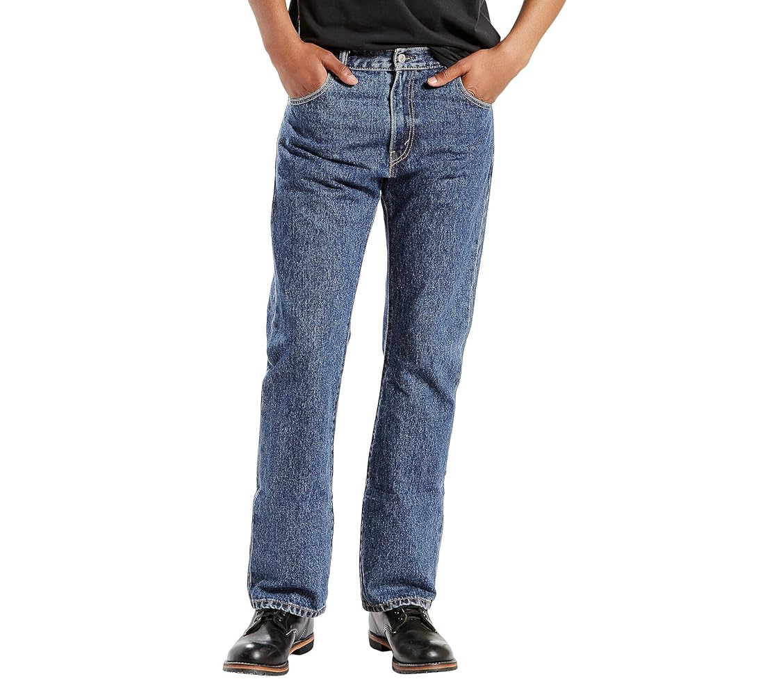 Amazon | Levi's Men's 517 Boot Cut Jean, Dark Stonewash