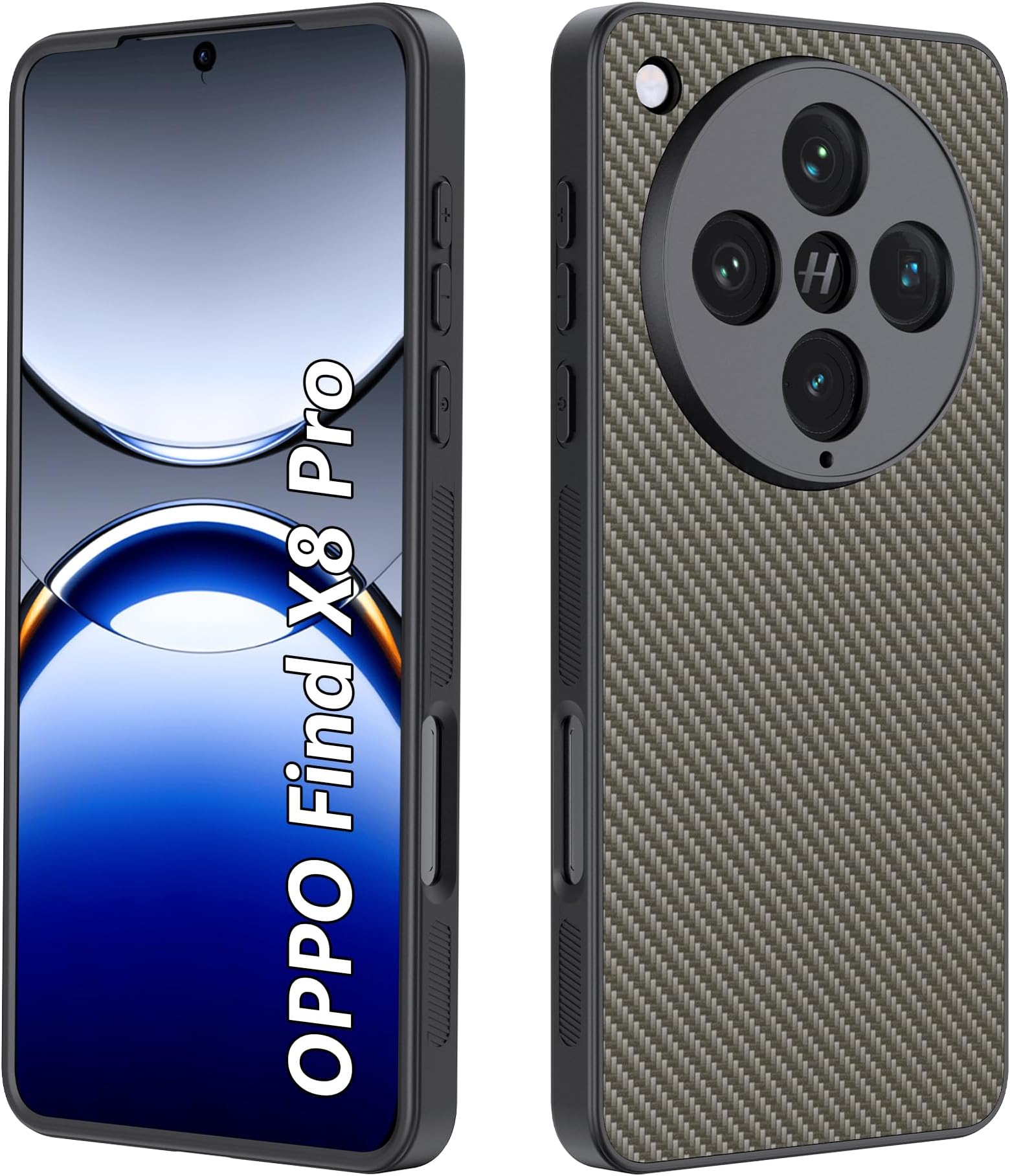 Custodia In Silicone Antishock Per Oppo Find X5 Pro 5G Design Ciliegie