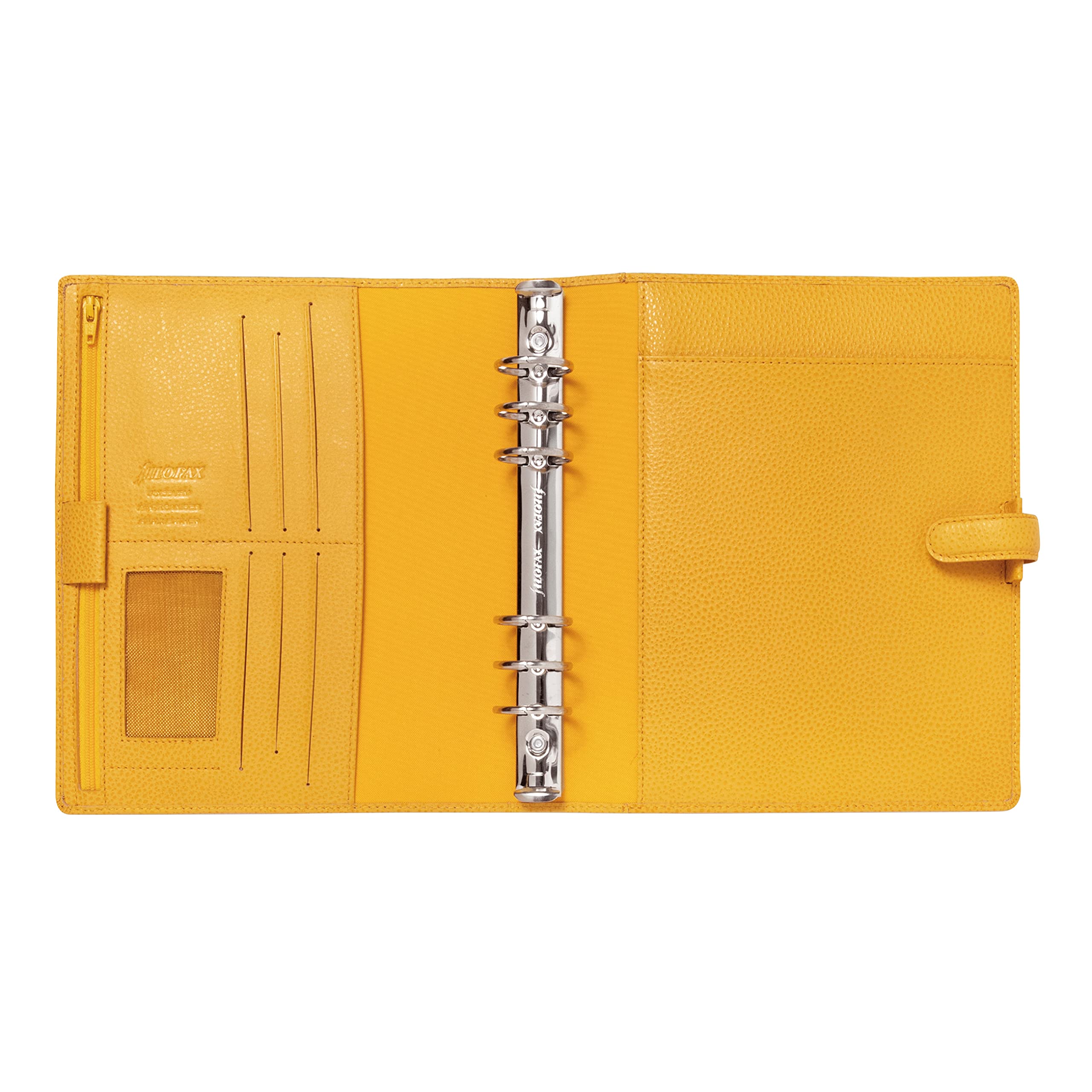 Filofax Finsbury Personal Size Mustard Traditional Grain - View #8