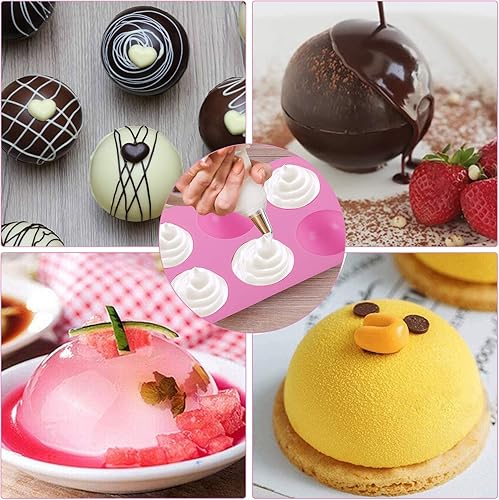 Miniatura 9 de Molde de chocolate de oso de peluche molde de silicona para chocolate con martillo molde de silicona de corazón de diamante de 6 cavidades para