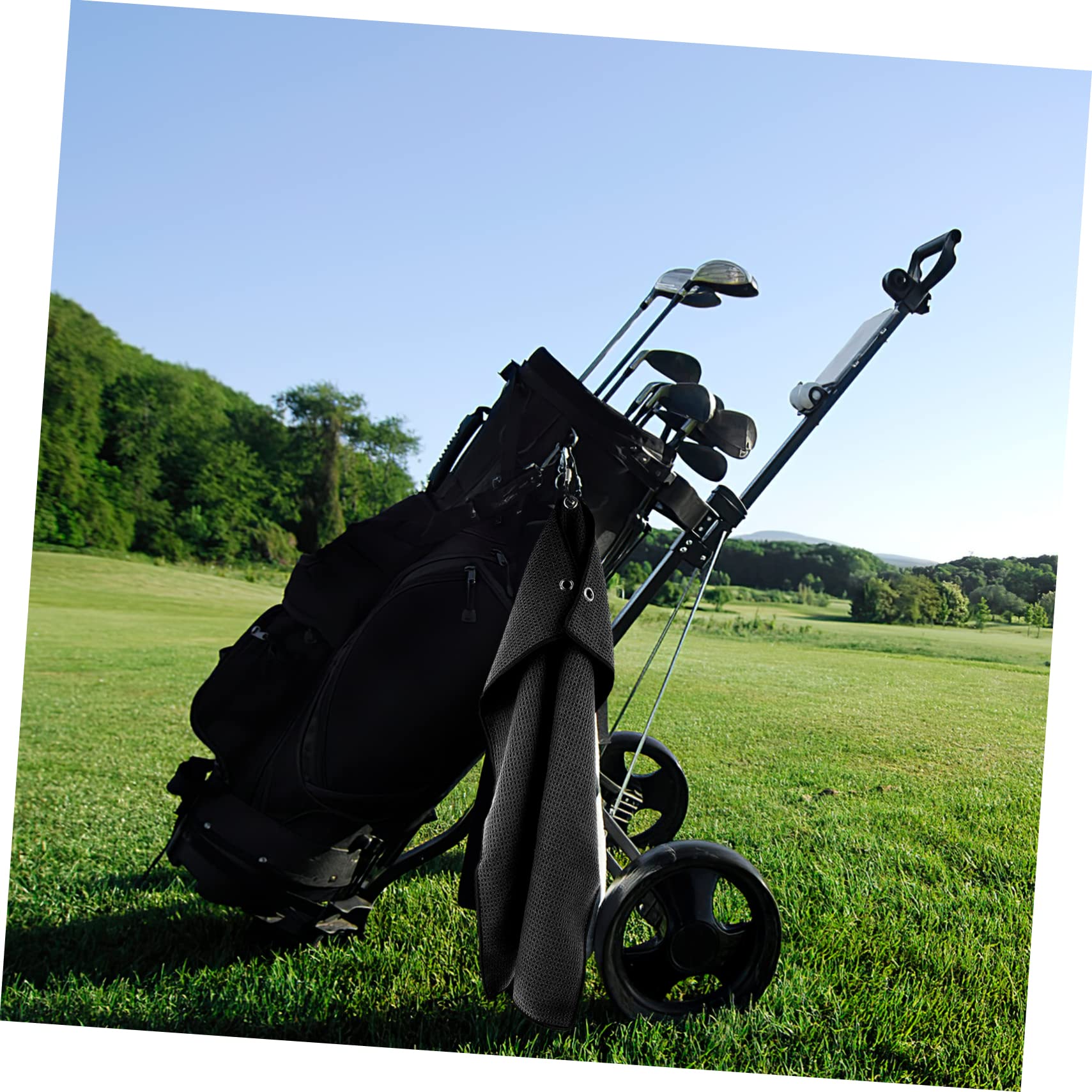 SUPVOX 3 Toallas De Golf Secas con Gancho Ligeras Y para Hombres Y Mujeres para Viajes.