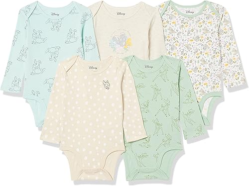 Tienda Essentials Disney Marvel Star Wars Body de manga larga para bebé princesa, paquete de 5