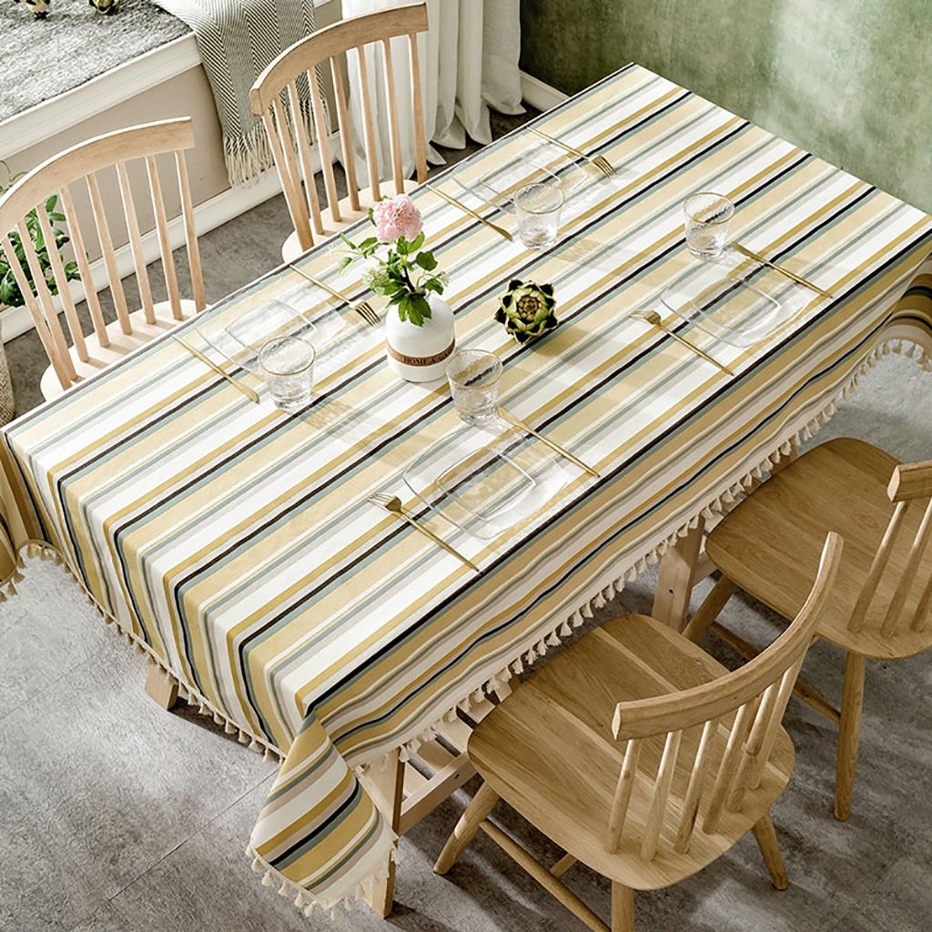 Nappe de mariage rectangulaire élégante pour buffet de fête et réception