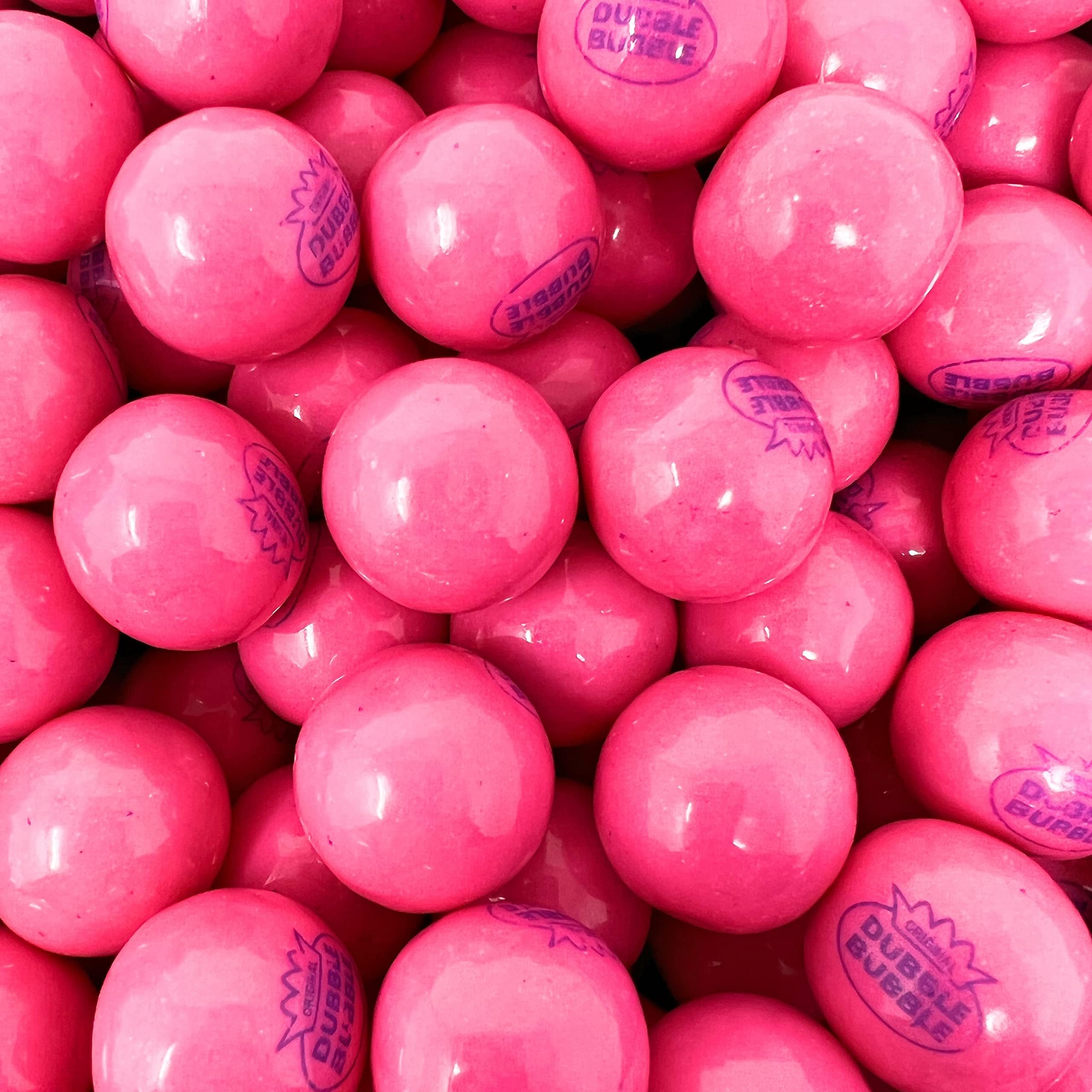 Original 1928 Classic Bubblegum Pink Colored Gumballs 3 Lbs American Candy Assorted Mix Bulk Value In Resealable Bag (48 Oz)