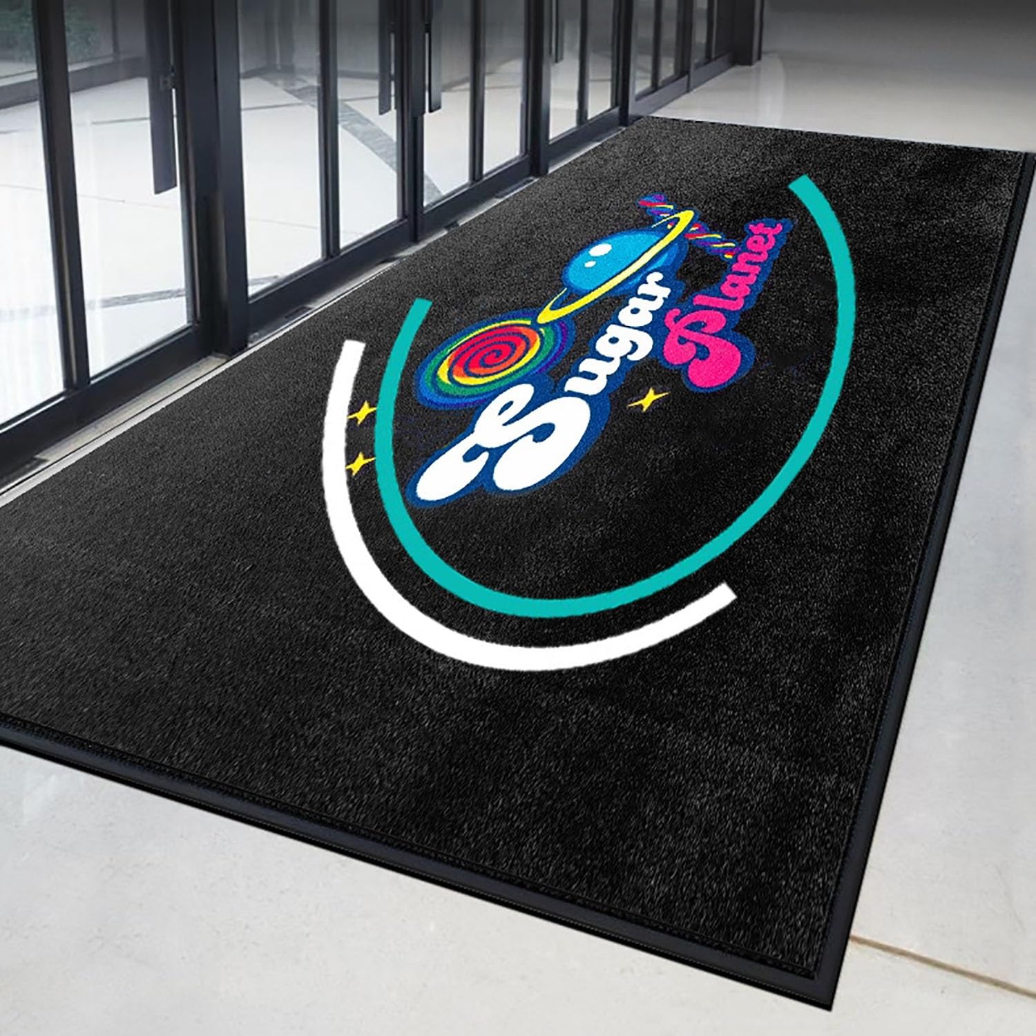 HARVEST HOUSE Paillasson Commerciale Personnalisé avec Logo/Texte/Photo, Paillasson Exterieur Entree, Tapis de Porte Antiderapant pour Entreprise, Hôtel, Restaurant, Bureau