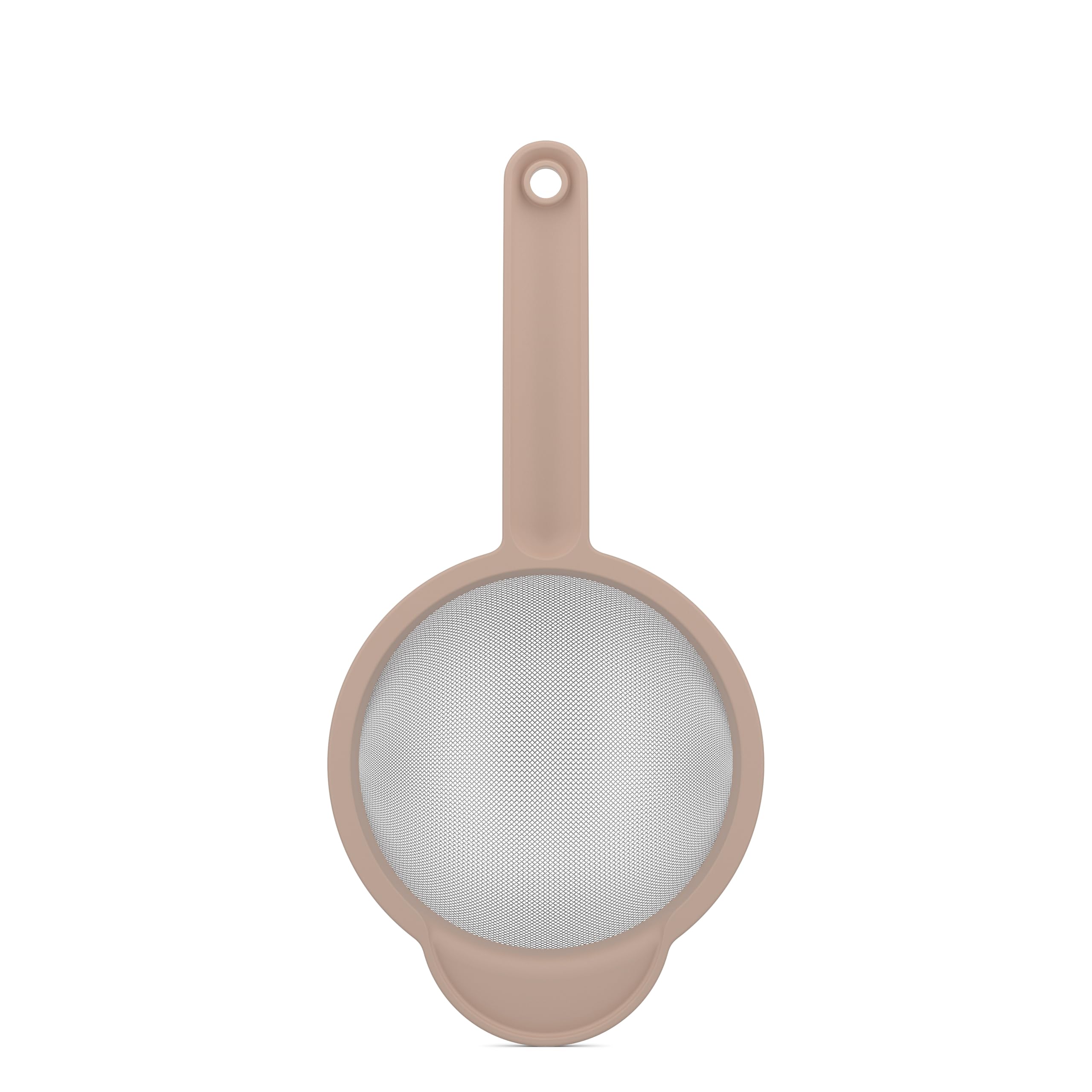 Mepal - Sieve Chef it - Hanging Hole for Easy Storage - Fits Mixing Bowls - Heat Resistant up to 110°C / 230°F - Kitchen Gadgets - 16,7 cm - Chalk