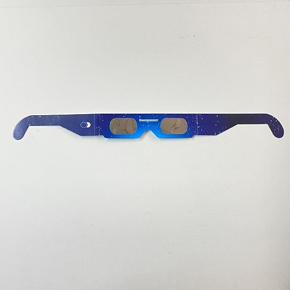 Bookishbunny 50 Pairs Solar Eclipse Viewers Paper Glasses Sun Viewing ISO Certified Various Patterns