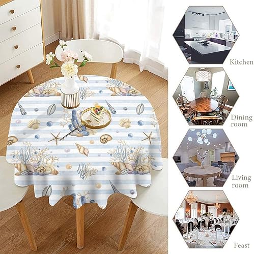 Miniatura 42 de Mantel floral hippie, diseño retro de los años 70, naranja, rosa, azul, floral, bohemio, estampado estético de margaritas, para fiesta, picnic