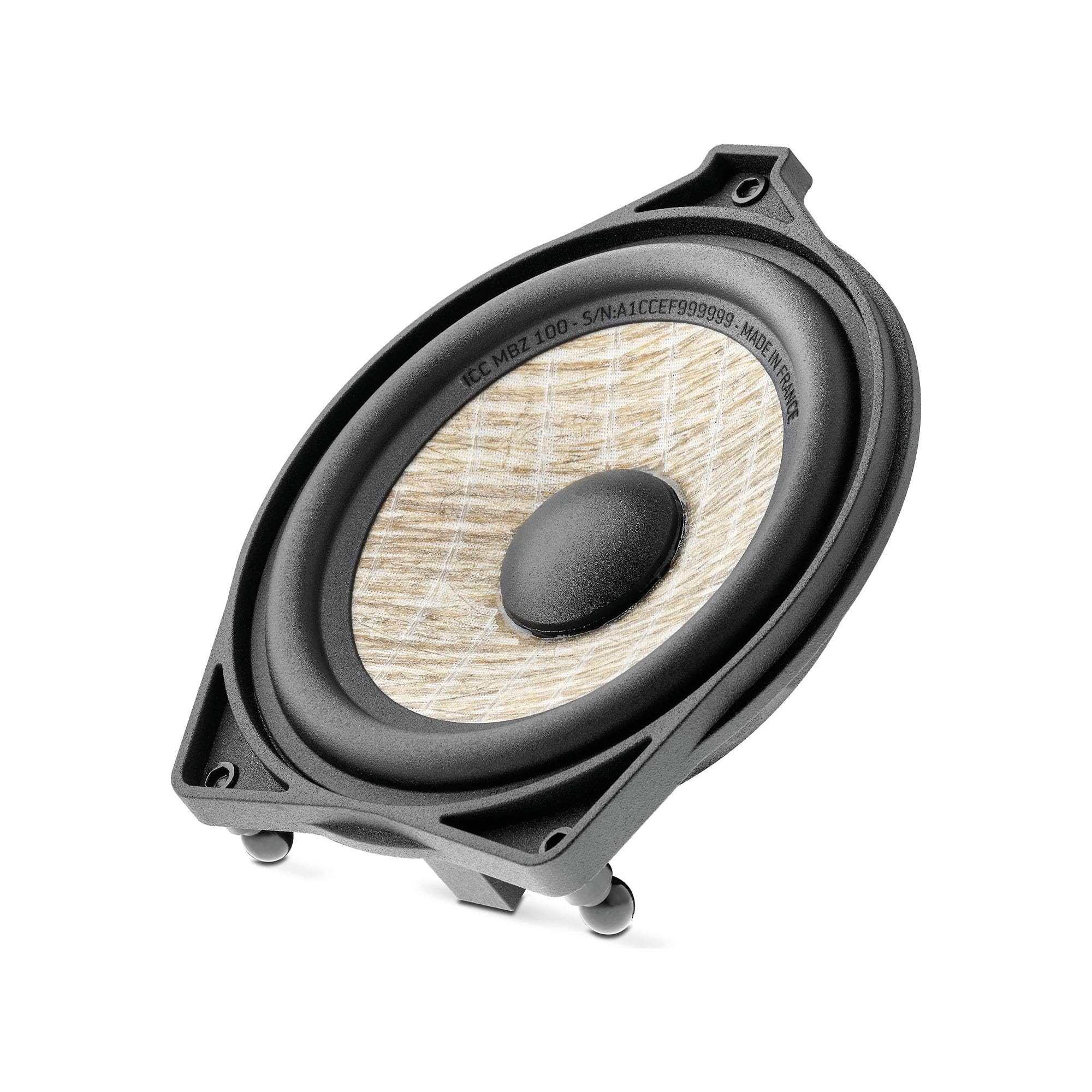 Focal ICCMBZ100 Inside 2-Wege Coax Center Lautsprecher Kompatibel für Mercedes Benz Fahrzeuge C-Klasse, E-Klasse, S-Klasse, GLC