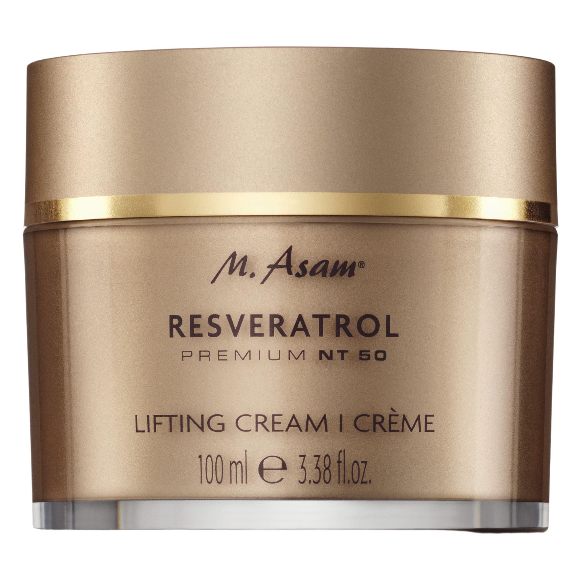 M. Asam Resveratrol Premium Lifting Cream (100 ml), Anti-Aging Face Moisturiser, Resveratrol Day and Night Cream