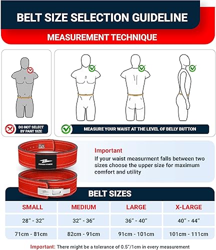 Miniatura 7 de Cinturón de levantamiento de pesas de cuero para hombres y mujeres, cinturón de levantamiento de pesas de 0.394 pulgadas de grosor, cinturón de