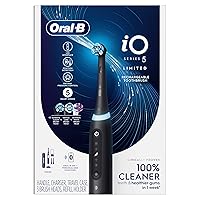 Vista 7 de Oral-B iO Deep Clean + Whiten - Cepillo de dientes eléctrico recargable con sensor de presión visible, temporizador de 2 minutos, 5 ajustes