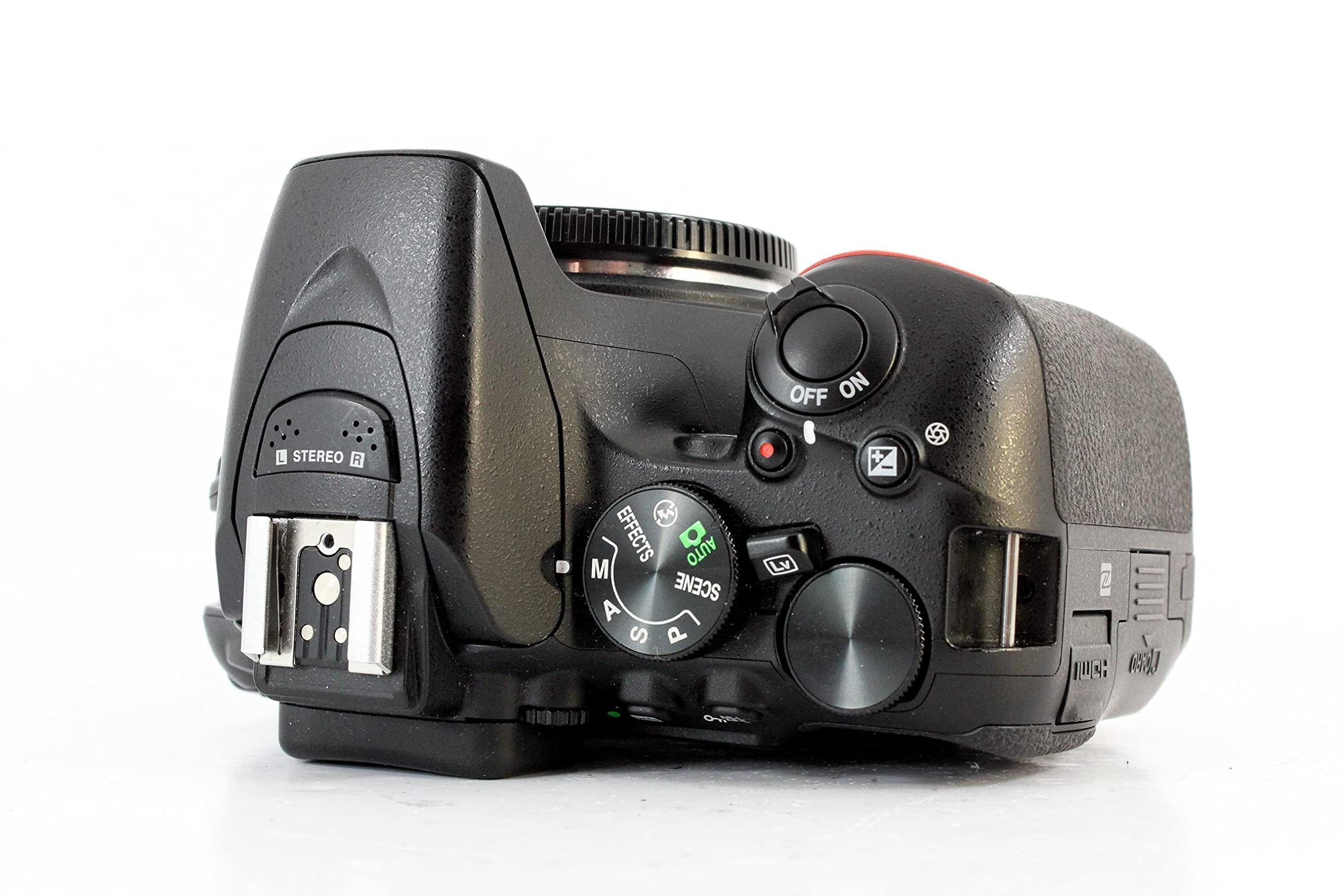 Nikon D5600 - Cámara réflex de 24.2 MP (pantalla táctil de 3", Full HD) negro - kit con objetivo AF-P DX 18 - 55 mm VR, versión europea