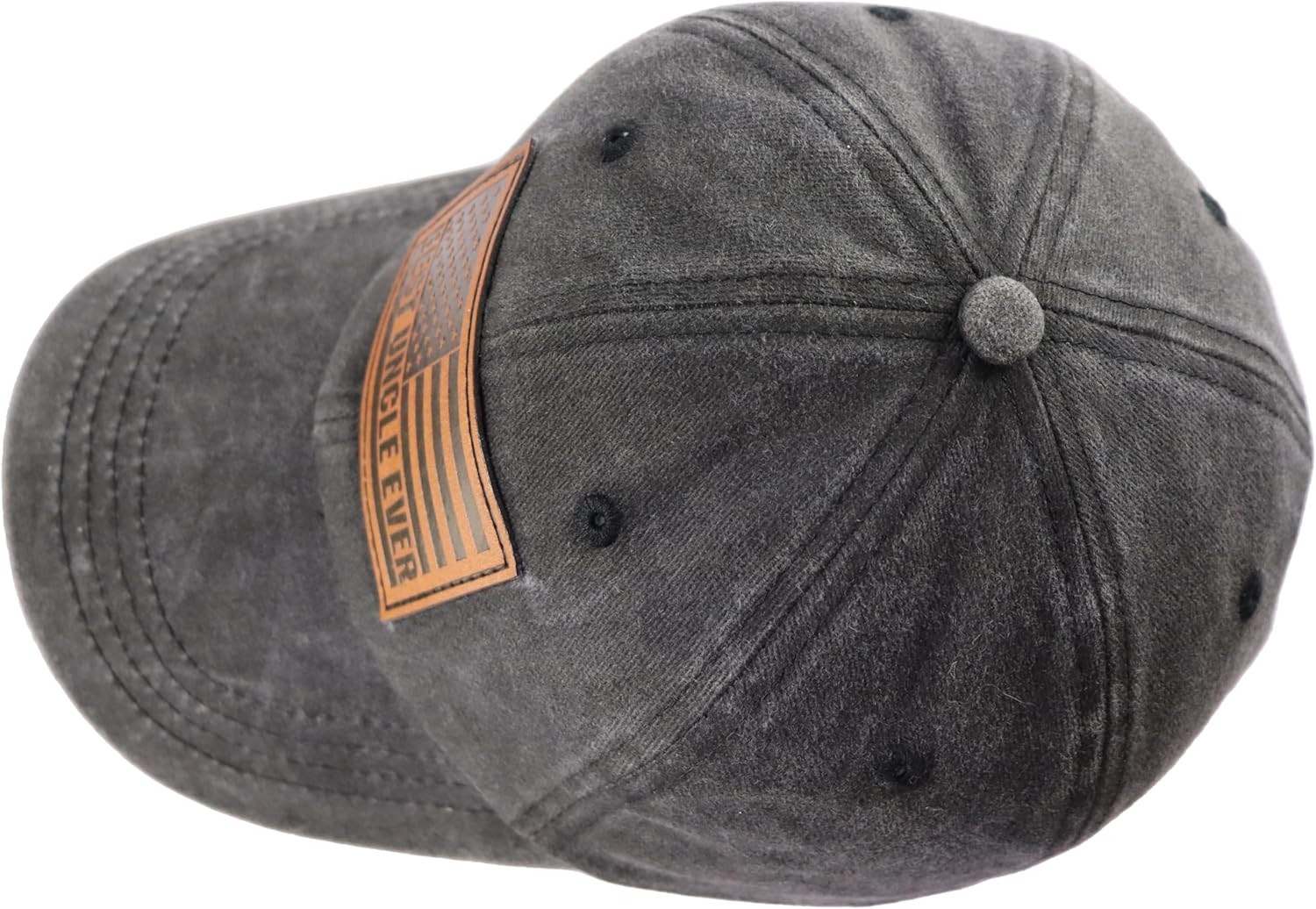 Best Dad Ever American Flag Hat,Adjustable Cotton Embroidered Fathers Day Birthday Gifts for Papa Baseball Cap - Image 6