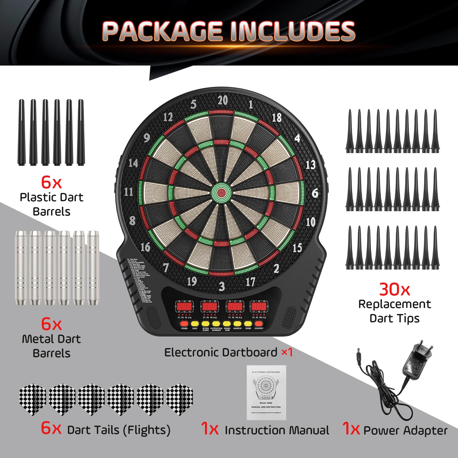 10 Freccette In Plastica Professionali - Sicure Per Giochi Indoor, Con Design Antiscivolo - Foto 7