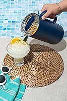 Vista 2 de Jarra Premium Aislada de Served (0.87 cuartos de galón/66oz) - Jarra de Acero Inoxidable con Doble Pared y Forro de Cobre con Tapa - Jarra Térmica