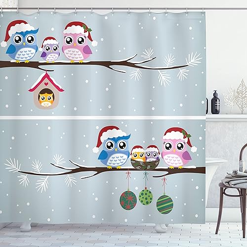 Miniatura 35 de Creative Bath cortina de regadera en tela impermeable con pintura en estéreo, de 72 x 72 pulgadas Verde Blanco Marrón,Verde Rojo Bronceado,Verde