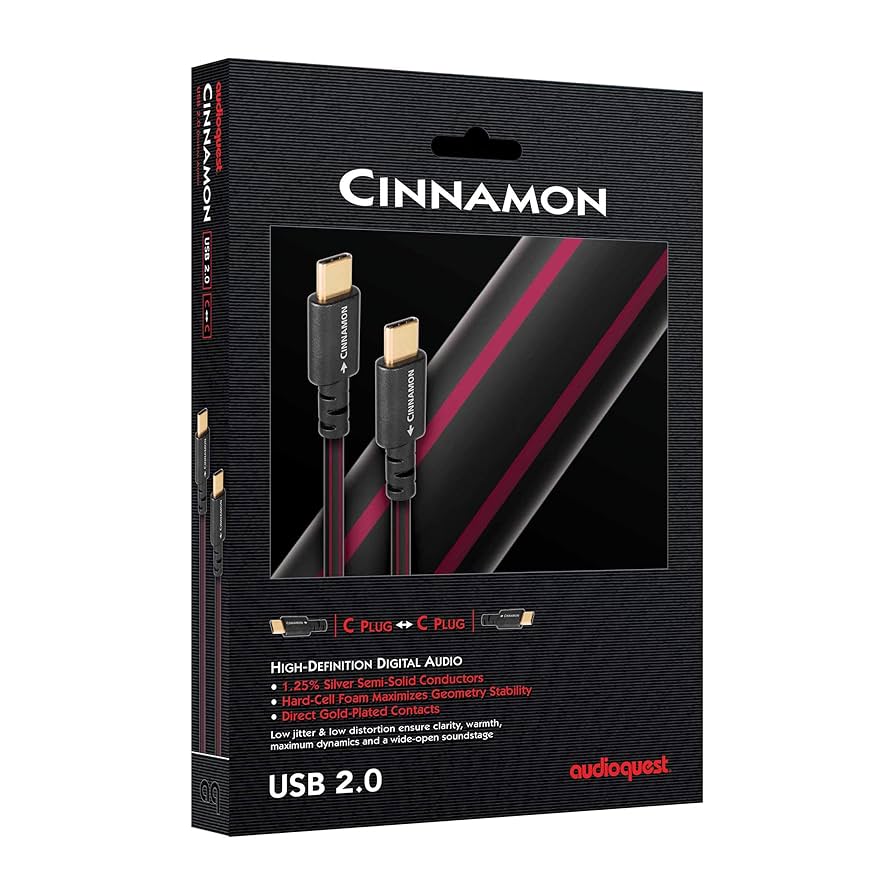 audio quest cinnamon TYPE A ⇔ Lightning AudioQuest 0.75m Cinnamon USB-A > Lightning High-Definition