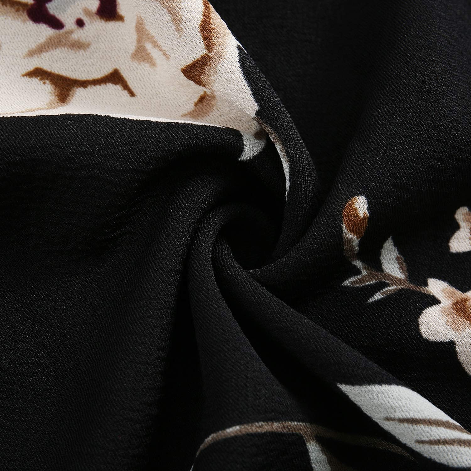 YATHON Women's Vintage Floral Flared A-Line Swing Casual Party Dresses with Pockets - Image 6