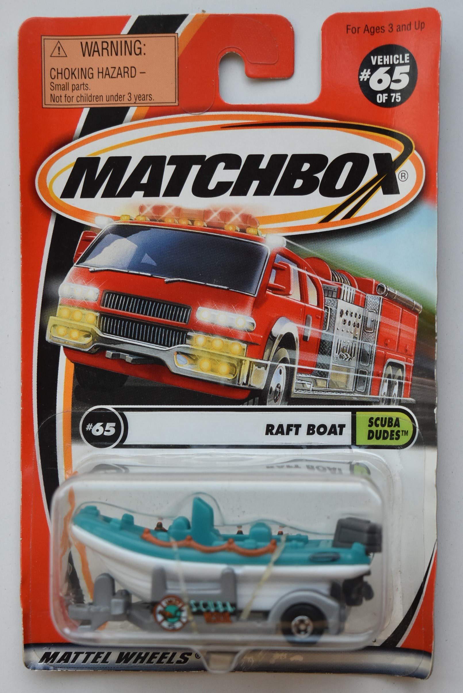 Matchbox Scuba Dudes Barco RAFT juguete infantil para alfombras de juego y carreras en casa 3