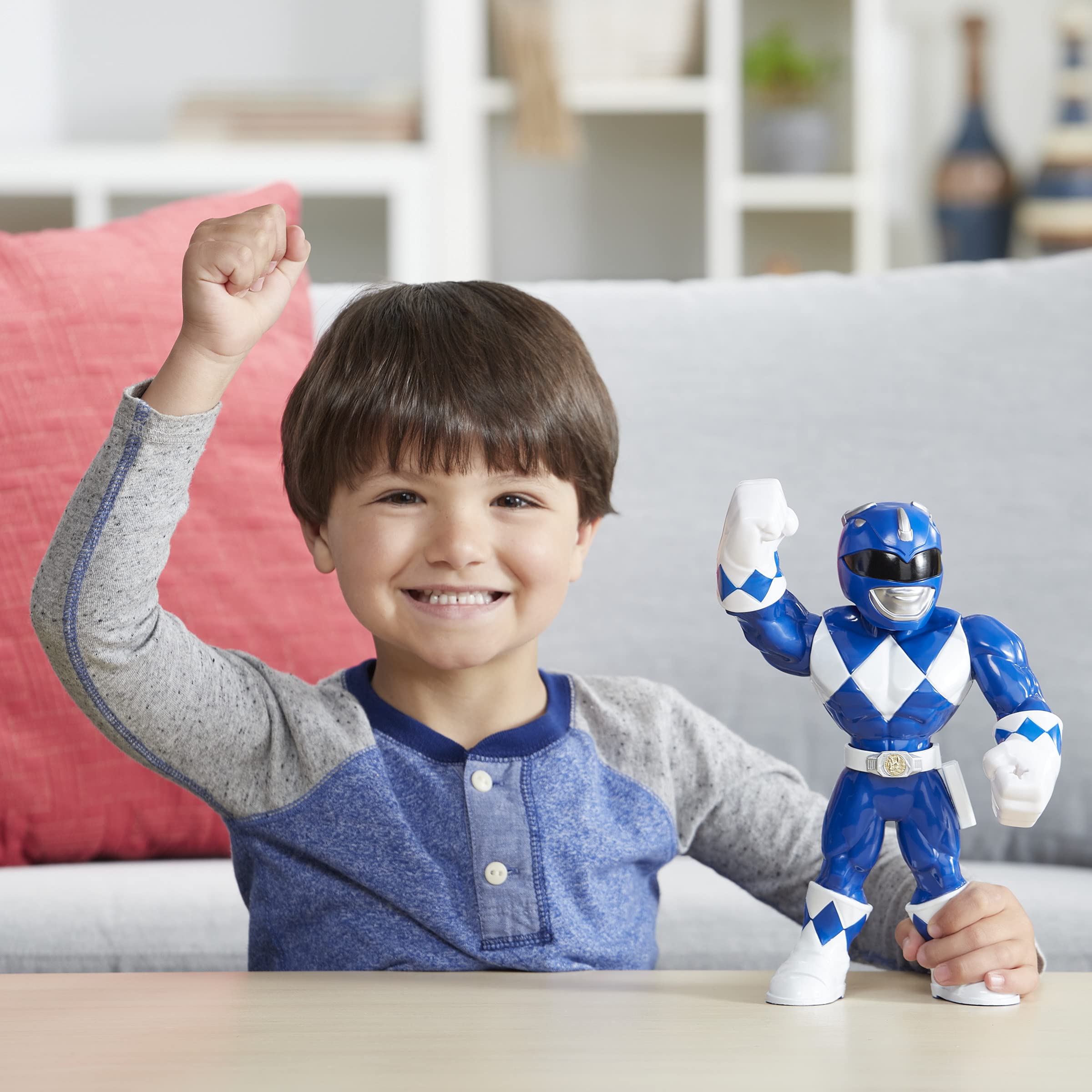 Power Rangers  Heroes Mega Mighties Blue Ranger Marrón/a 7